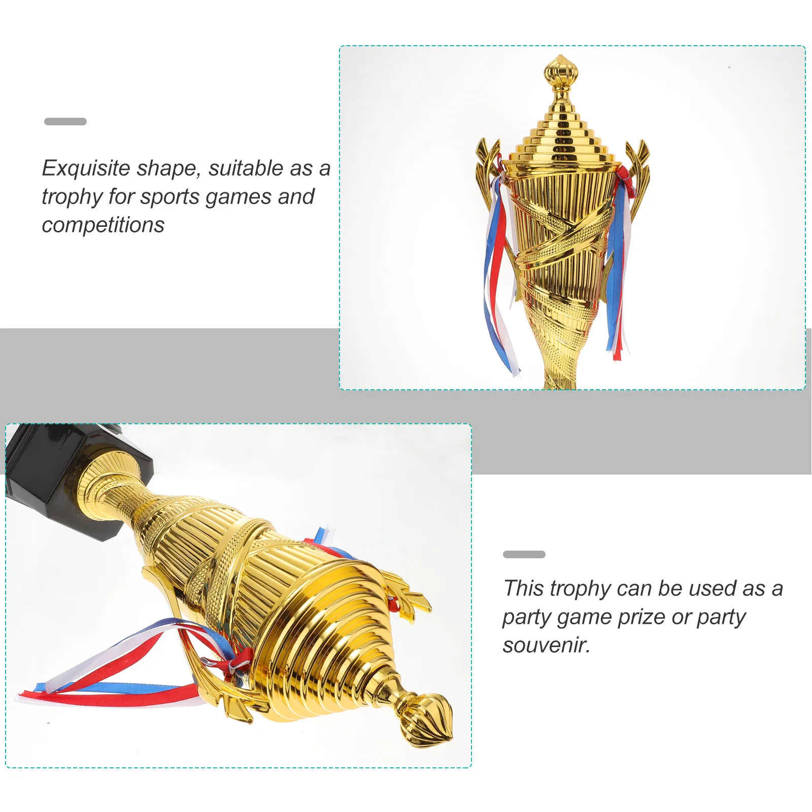 1pc Golden Award Trophies Premium Plastic Shiny Competition Prize For Kids Adults Contest Reward Trophy Kindergarten
1pc Golden Award Trophies Premium Plastic Shiny Competition Prize For Kids Adults Contest Reward Trophy Kindergarten