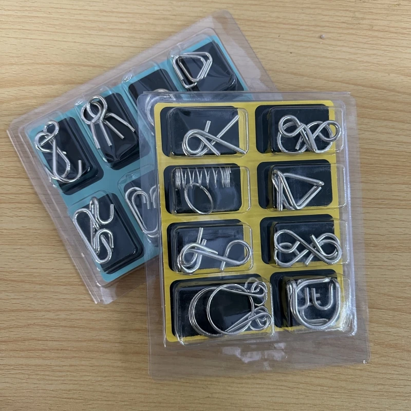 Chinese Nine-Linked Rings 8pc Metal Set - Ancient Puzzle Game, Intellectual Gift for Holidays
Chinese Nine-Linked Rings 8pc Metal Set - Ancient Puzzle Game, Intellectual Gift for Holidays