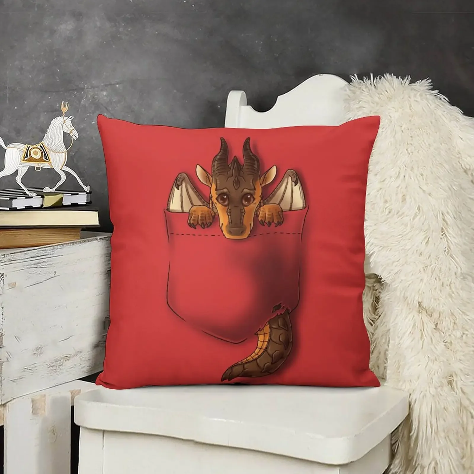 Wings of Fire - Clay Pocket Dragon Throw Pillow Decorative pillow case Christmas Pillows pillow
Wings of Fire - Clay Pocket Dragon Throw Pillow Decorative pillow case Christmas Pillows pillow
