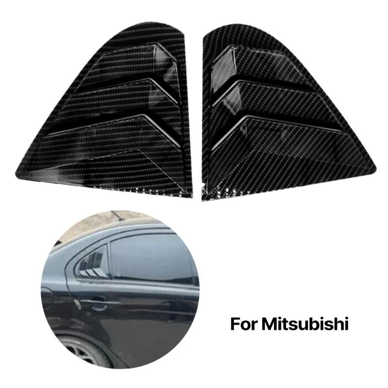 P5ED 2 Pack Rear Side Window Shutter Side Vent Louvers Sunshade Cover Trim For Lancer
P5ED 2 Pack Rear Side Window Shutter Side Vent Louvers Sunshade Cover Trim For Lancer