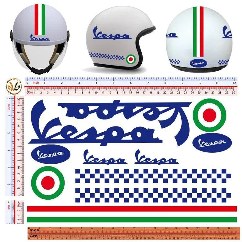For 1Set Vespa tricolor stickers pvc helmet discounted vespa Italian flag helmet tuning 11 pcs.
For 1Set Vespa tricolor stickers pvc helmet discounted vespa Italian flag helmet tuning 11 pcs.