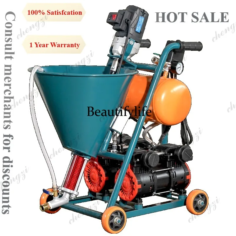 81 Small electric multifunctional cement slurry paint fireproof waterproof coating putty powder sprayer
81 Small electric multifunctional cement slurry paint fireproof waterproof coating putty powder sprayer