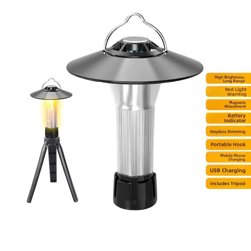 Outdoor Camping Lantern LED Multi-Function Camp Atmosphere Tent Light Emergency Handheld Flashlight Mountain Nai Brand USB Ch...
Outdoor Camping Lantern LED Multi-Function Camp Atmosphere Tent Light Emergency Handheld Flashlight Mountain Nai Brand USB Ch...