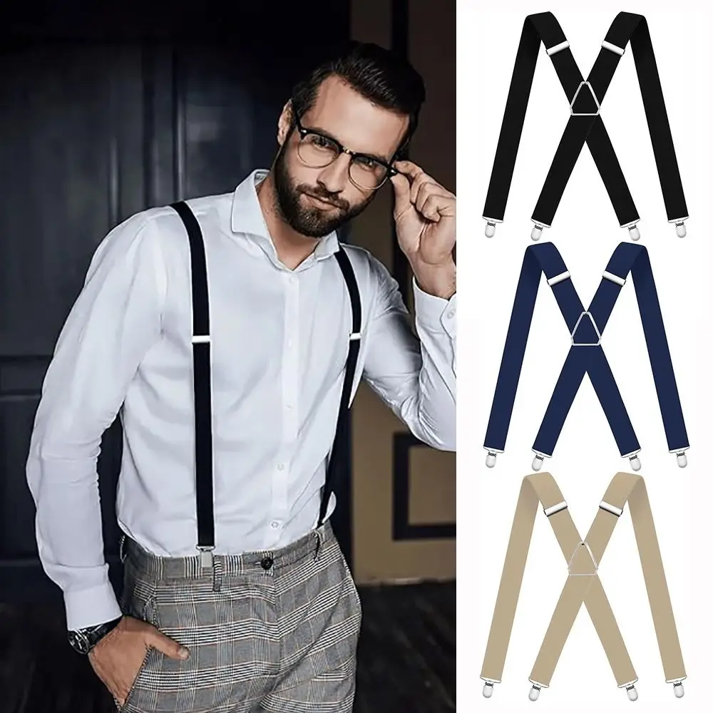 New Adjustable Adult Suspenders Elastic 4 Clips Adult Belt Strong Metal Clips Clip-on Suspenders Men Women
New Adjustable Adult Suspenders Elastic 4 Clips Adult Belt Strong Metal Clips Clip-on Suspenders Men Women