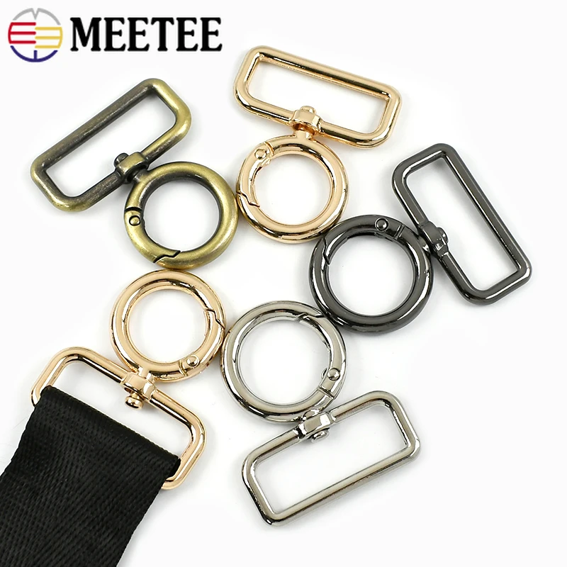 5Pcs 12-38mm Bag Swivel Buckle O Ring Carabiner Metal Spring Hook Key Chain Connector Dog Collar Snap Clip Hardware Accessories
5Pcs 12-38mm Bag Swivel Buckle O Ring Carabiner Metal Spring Hook Key Chain Connector Dog Collar Snap Clip Hardware Accessories