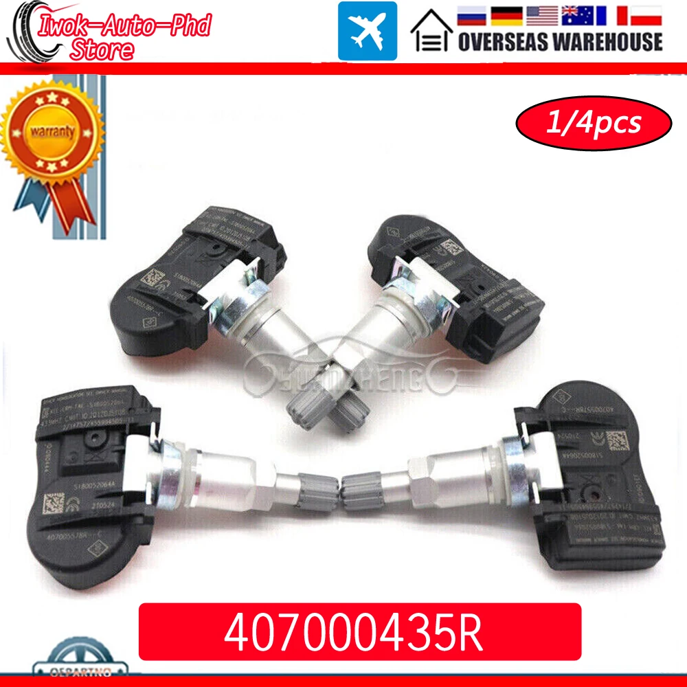 407000435R TPMS Tire Pressure Sensor For Renault Fluence Megane Laguna Scenic III Latitude 407003743R 407001859R 400014704R
407000435R TPMS Tire Pressure Sensor For Renault Fluence Megane Laguna Scenic III Latitude 407003743R 407001859R 400014704R