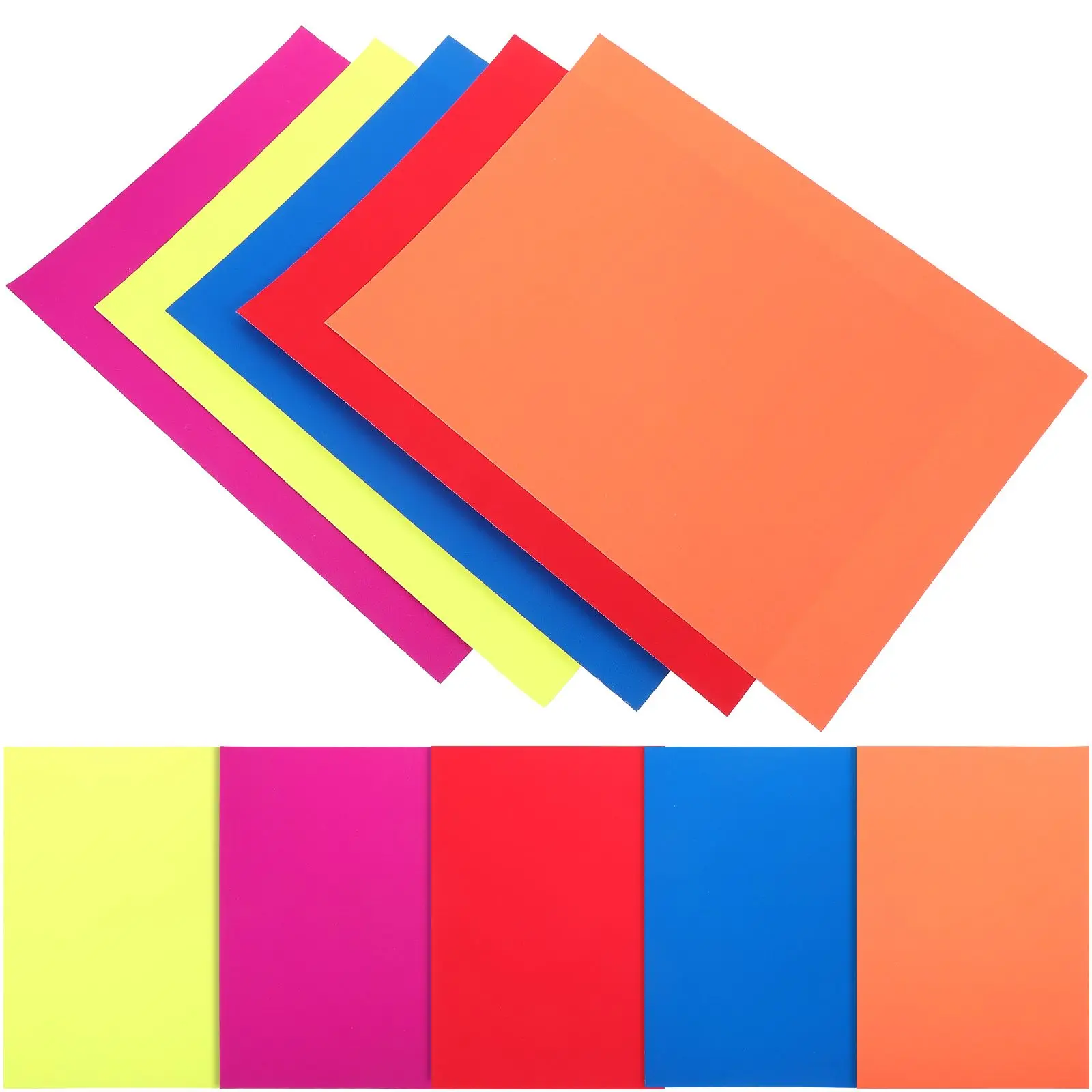 10 Sheets Glow in The Dark Neon Papers Fluorescent Decorative Party Supplies 5 Colors DIY Orange Yellow Peach Blue Red
10 Sheets Glow in The Dark Neon Papers Fluorescent Decorative Party Supplies 5 Colors DIY Orange Yellow Peach Blue Red