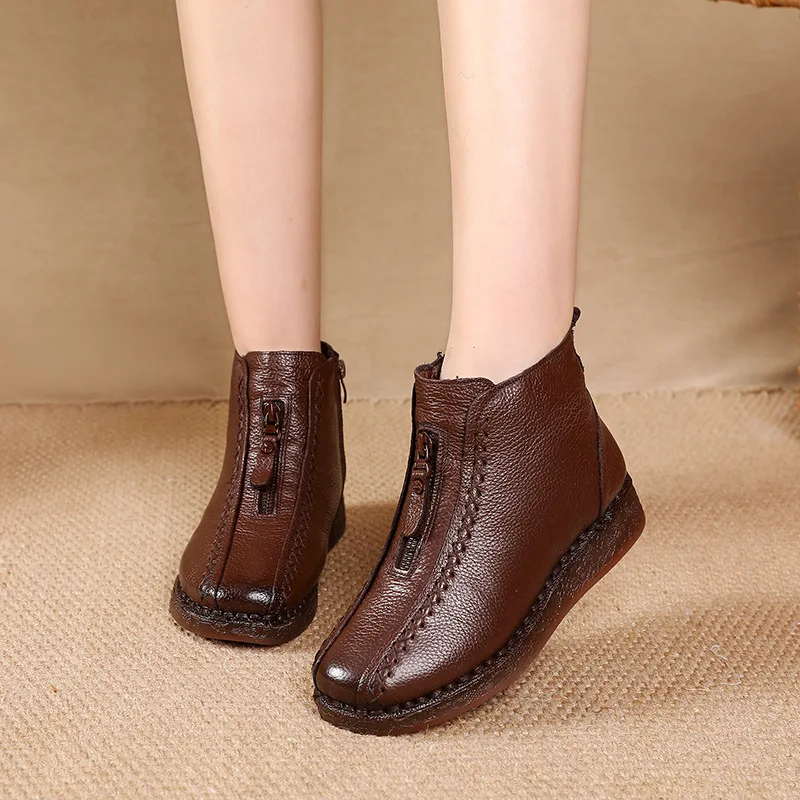 Женские ботинки 2026: Зимние короткие ботинки на толстой подошве, утепленные, в этническом стиле, из натуральной кожи, для женщин
Женские ботинки 2026: Зимние короткие ботинки на толстой подошве, утепленные, в этническом стиле, из натуральной кожи, для женщин