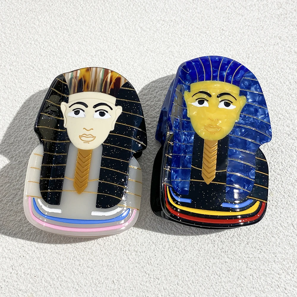 Creative Oversize Egyptian Portrait Acetate Hair Clip Claw For Women Personality Geometric Headwear Hair Accessories Tool Gifts
Creative Oversize Egyptian Portrait Acetate Hair Clip Claw For Women Personality Geometric Headwear Hair Accessories Tool Gifts