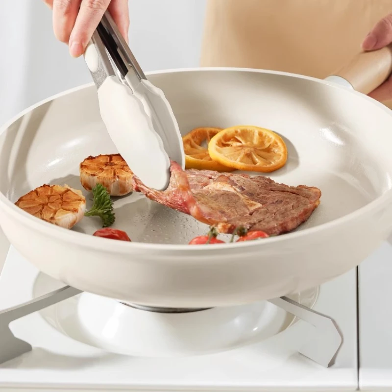 Ceramic Flat Bottomed Non Stick Pan, Household Steak Frying Pan, Fried Egg Pancake Pan, Specialized Induction Cooker
Ceramic Flat Bottomed Non Stick Pan, Household Steak Frying Pan, Fried Egg Pancake Pan, Specialized Induction Cooker