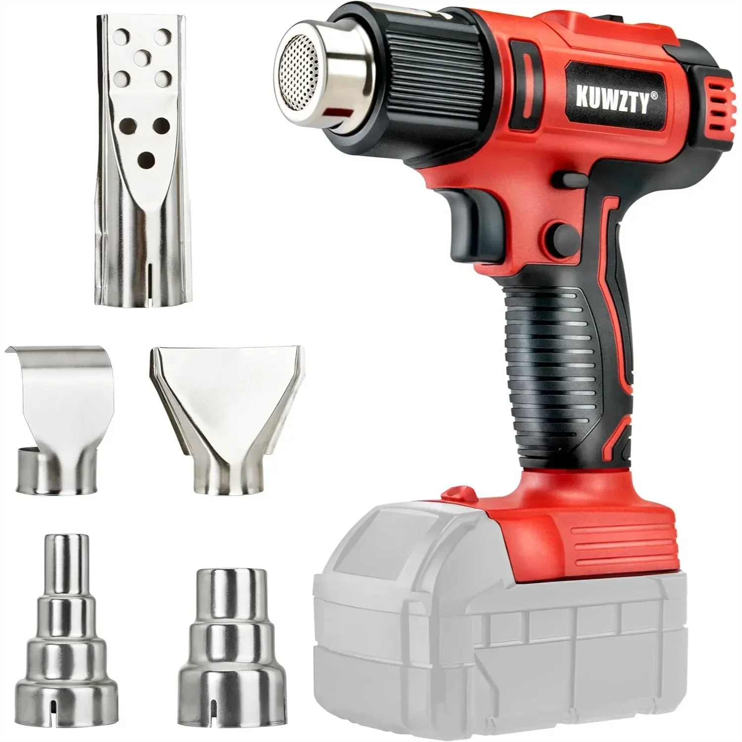 Cordless Heat Gun For Milwaukee M18 Battery, Lithium Hot Air Gun 2-Temp Setting Max 1022°F 550°C, Heat Gun For Shrink Wrapping Tube Bending Resin & Decorating Tool Only No Battery
Cordless Heat Gun For Milwaukee M18 Battery, Lithium Hot Air Gun 2-Temp Setting Max 1022°F 550°C, Heat Gun For Shrink Wrapping Tube Bending Resin & Decorating Tool Only No Battery