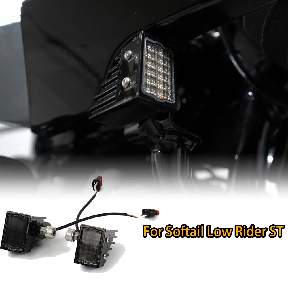 LED Fairing Decorative Headlights Turn Warning Lights Tools for Harley Softail Low Rider ST/FXLRST & El Diablo FXRST 2022-25
LED Fairing Decorative Headlights Turn Warning Lights Tools for Harley Softail Low Rider ST/FXLRST & El Diablo FXRST 2022-25