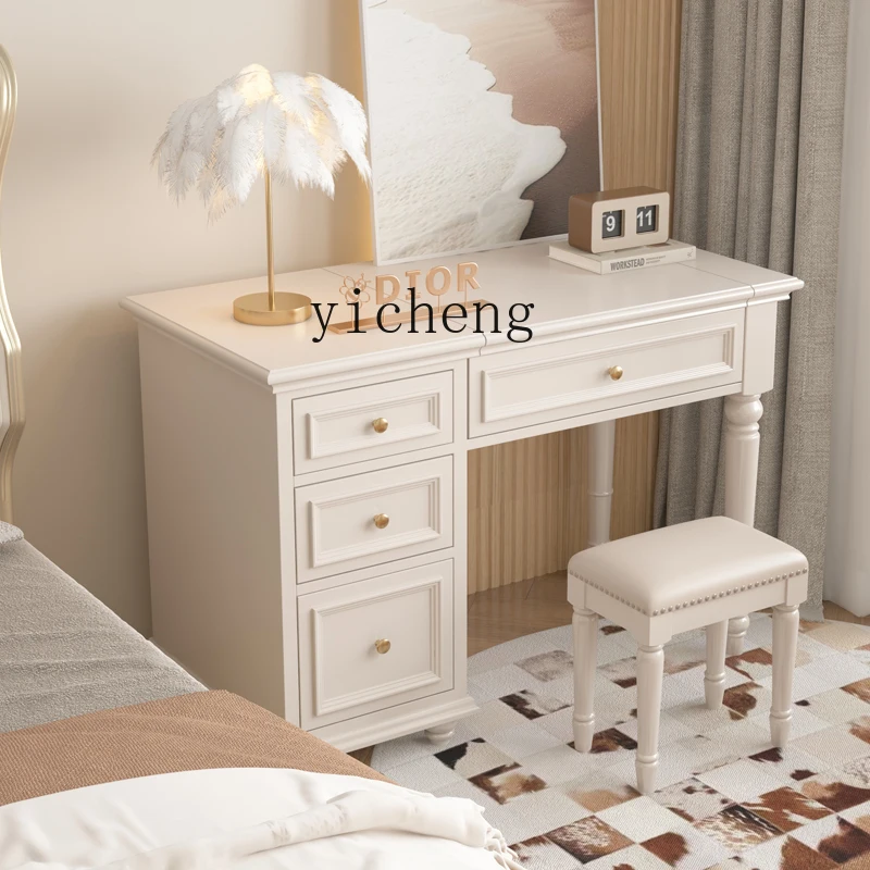 ZYA Flip Cover Dressing Table Solid Wood casual Modern Small Apartment Bedroom Storage Cabinet Computer Makeup Table
ZYA Flip Cover Dressing Table Solid Wood casual Modern Small Apartment Bedroom Storage Cabinet Computer Makeup Table