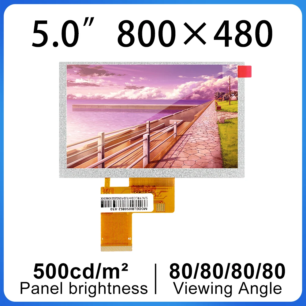 5-дюймовый ЖК-экран 800×480 ЖК-экран BI050BS2-K50 ЖК-модуль для видеокоробки Rose
5-дюймовый ЖК-экран 800×480 ЖК-экран BI050BS2-K50 ЖК-модуль для видеокоробки Rose