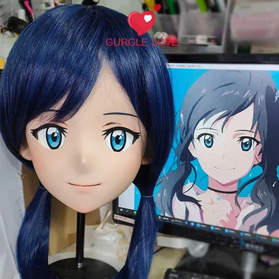 (GLA03)Customize Character Resin Half Head Japanese Animego Cosplay Crossdressing Doll Anime Kigurumi Mask With Eyes And Wig
(GLA03)Customize Character Resin Half Head Japanese Animego Cosplay Crossdressing Doll Anime Kigurumi Mask With Eyes And Wig