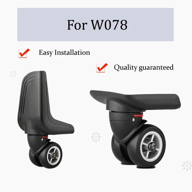 For W078 Heavy-Duty Luggage Replacement Wheel - Durable Material with Metal Bearings Universal 360-Degree Swivel Wheel 
For W078 Heavy-Duty Luggage Replacement Wheel - Durable Material with Metal Bearings Universal 360-Degree Swivel Wheel