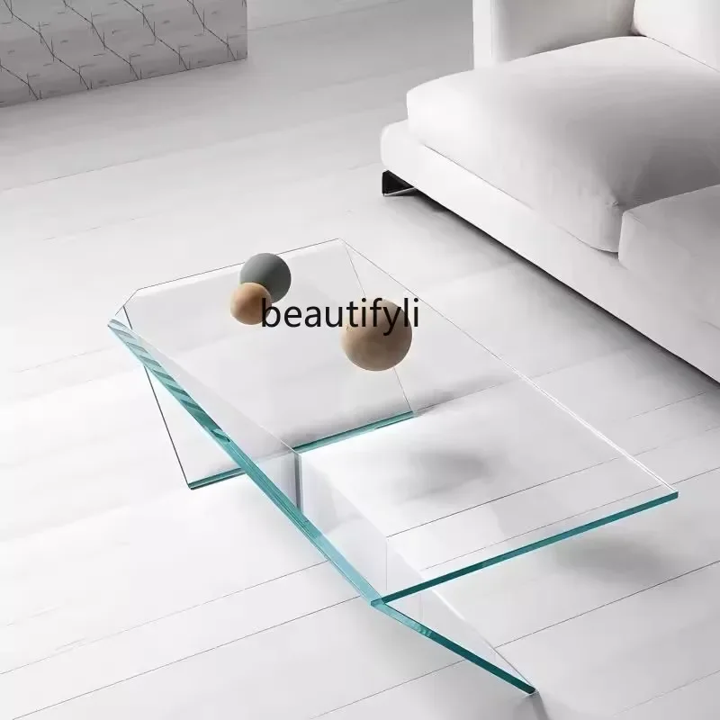 new Nordic tempered glass coffee table designer high-end living room rectangular coffee table
new Nordic tempered glass coffee table designer high-end living room rectangular coffee table