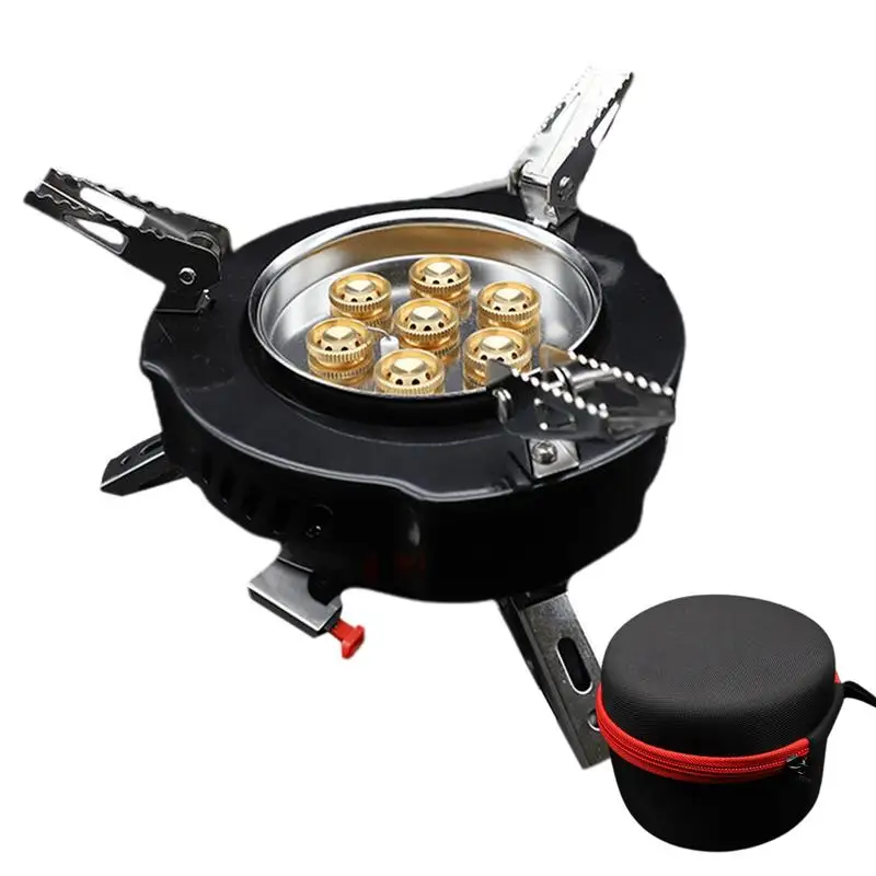 Windproof Camping Stove Anti-Slip High Power Stove Burner Portable Camp Stove Metal Camping Burner For Cooking Travel Hiking
Windproof Camping Stove Anti-Slip High Power Stove Burner Portable Camp Stove Metal Camping Burner For Cooking Travel Hiking