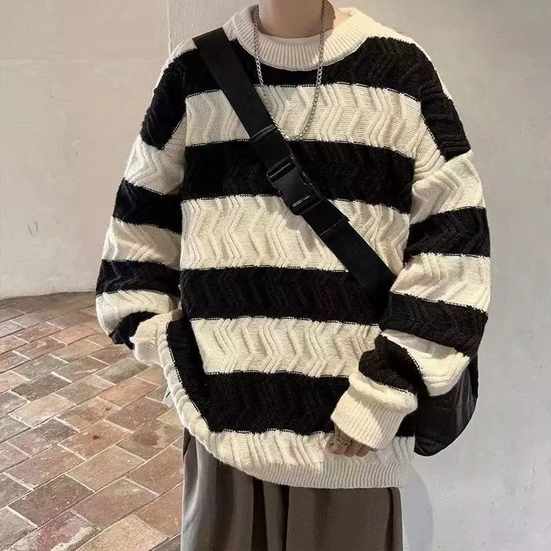 Мужской вязаный свитер свободного кроя с круглым вырезом, осенне-зимний, большие размеры, 5 кг, Гонконг, в стиле Lazy Fashion, базовый слой, вязаная кофта
Мужской вязаный свитер свободного кроя с круглым вырезом, осенне-зимний, большие размеры, 5 кг, Гонконг, в стиле Lazy Fashion, базовый слой, вязаная кофта