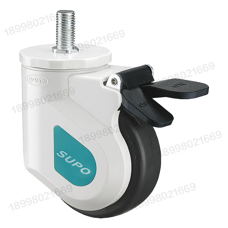 1PCS 4-inch M16 Screw Rod Medium-Heavy Duty Caster Wheel Silent High Load-Bearing Medical Cart Brake Wheel
1PCS 4-inch M16 Screw Rod Medium-Heavy Duty Caster Wheel Silent High Load-Bearing Medical Cart Brake Wheel