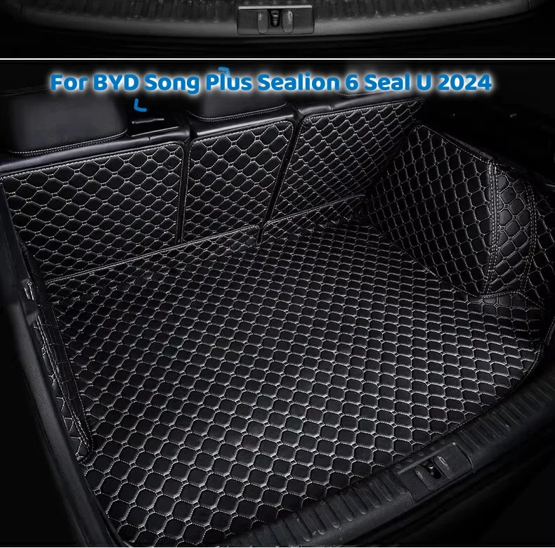For BYD Song Plus Sealion 6 Seal U 2024 Custom Car Trunk Mat BYD Seagull Leather Full Coverage Cargo Liner Interior Accessories
For BYD Song Plus Sealion 6 Seal U 2024 Custom Car Trunk Mat BYD Seagull Leather Full Coverage Cargo Liner Interior Accessories