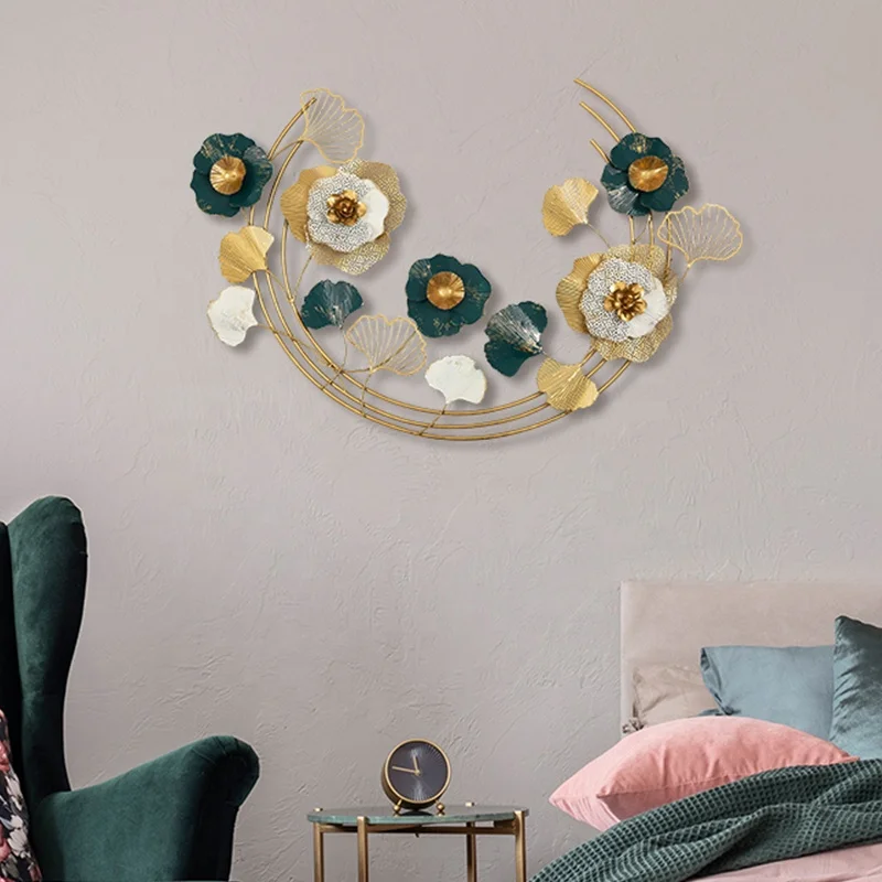 Light Luxury Metal Creative Flower Design With Ginkgo For Living Room Background Dining Room Wall Hanging
Light Luxury Metal Creative Flower Design With Ginkgo For Living Room Background Dining Room Wall Hanging