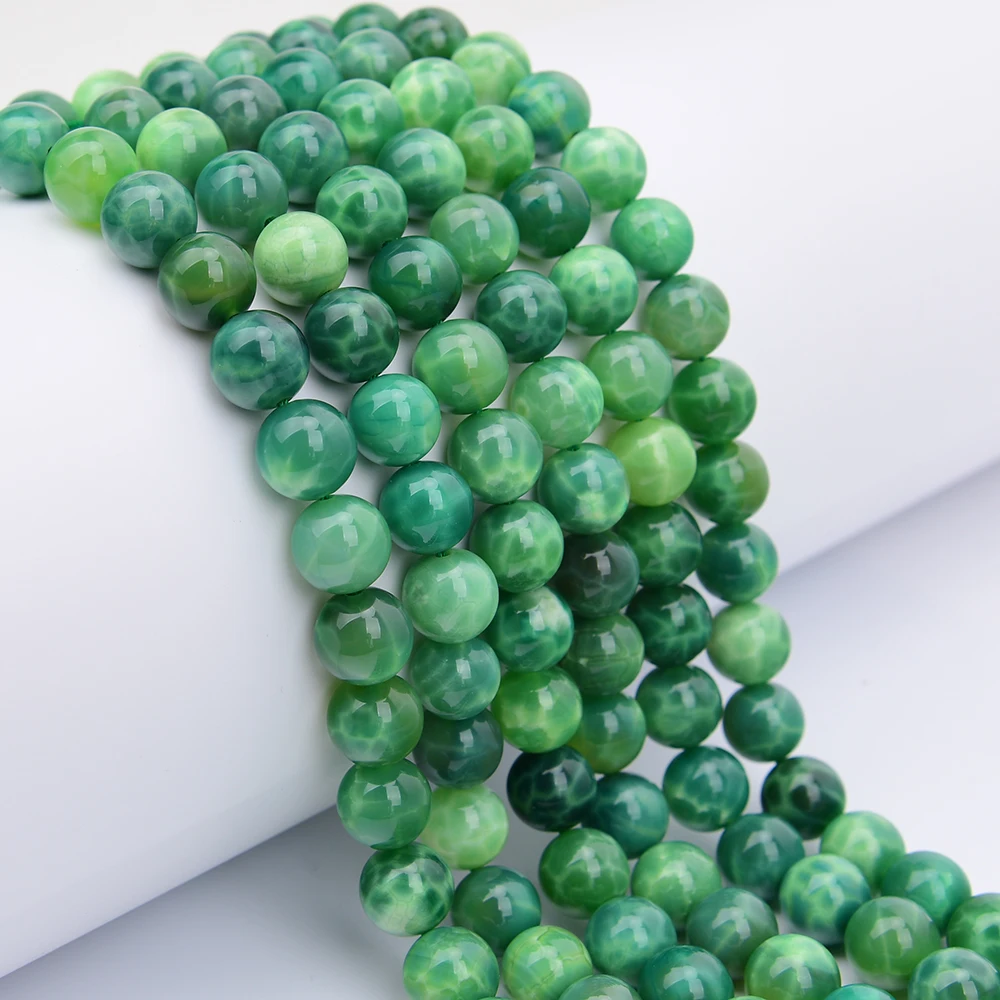 APDGG 12mm Natural Green Chalcedony Agates Smooth Round Loose Beads 15.4'' Strand Jewelry Making DIY
APDGG 12mm Natural Green Chalcedony Agates Smooth Round Loose Beads 15.4'' Strand Jewelry Making DIY