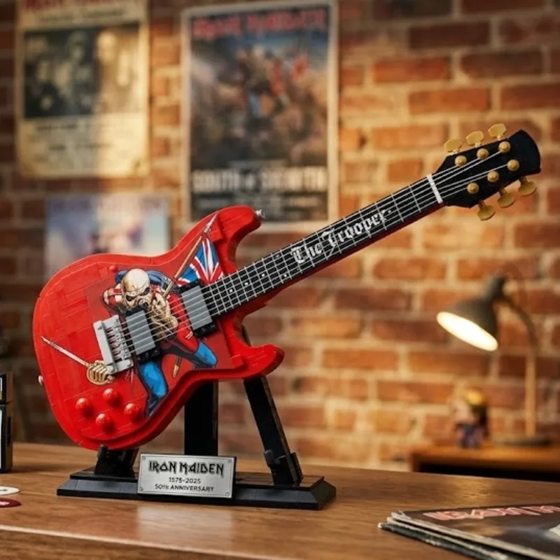 Миниатюрная модель гитары из кирпичиков, набор для самостоятельной сборки, электрическая реплика, украшение, вдохновленное рок-группами, игрушка-пазл, подарок для любителей музыки, подростков, декор для рабочего стола
Миниатюрная модель гитары из кирпичиков, набор для самостоятельной сборки, электрическая реплика, украшение, вдохновленное рок-группами, игрушка-пазл, подарок для любителей музыки, подростков, декор для рабочего стола