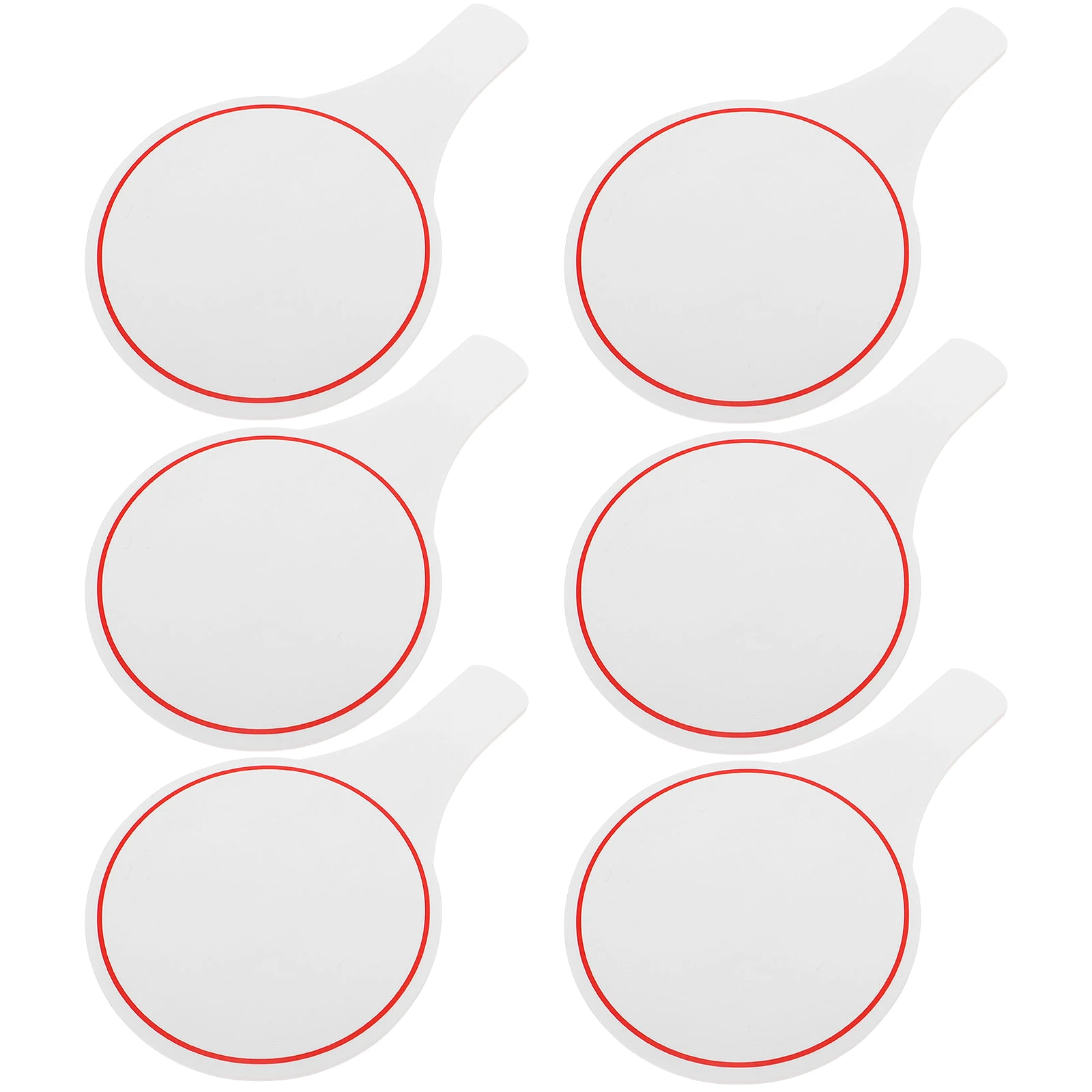6pcs Scoring Paddle Dry Erase Handheld Whiteboard 15x25cm Blank Reusable Mini Boards for Students Auction Voting Display
6pcs Scoring Paddle Dry Erase Handheld Whiteboard 15x25cm Blank Reusable Mini Boards for Students Auction Voting Display