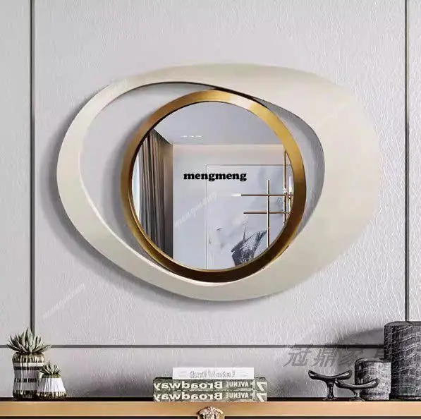 European style irregular bathroom mirror American living room background wall wall hanging art wall hanging decorative mirror
European style irregular bathroom mirror American living room background wall wall hanging art wall hanging decorative mirror