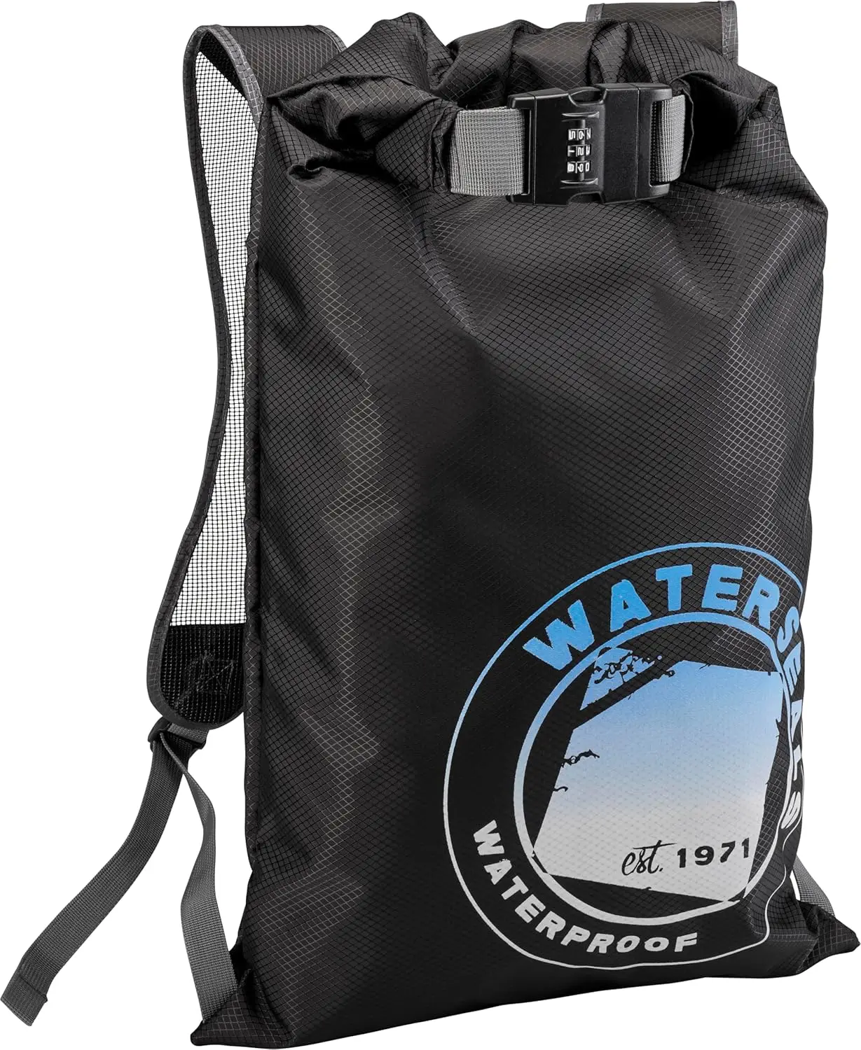 Waterproof Backpack with Anti-Theft Combination Lock for Beach, Pool, Skiing, Camping, Black
Waterproof Backpack with Anti-Theft Combination Lock for Beach, Pool, Skiing, Camping, Black