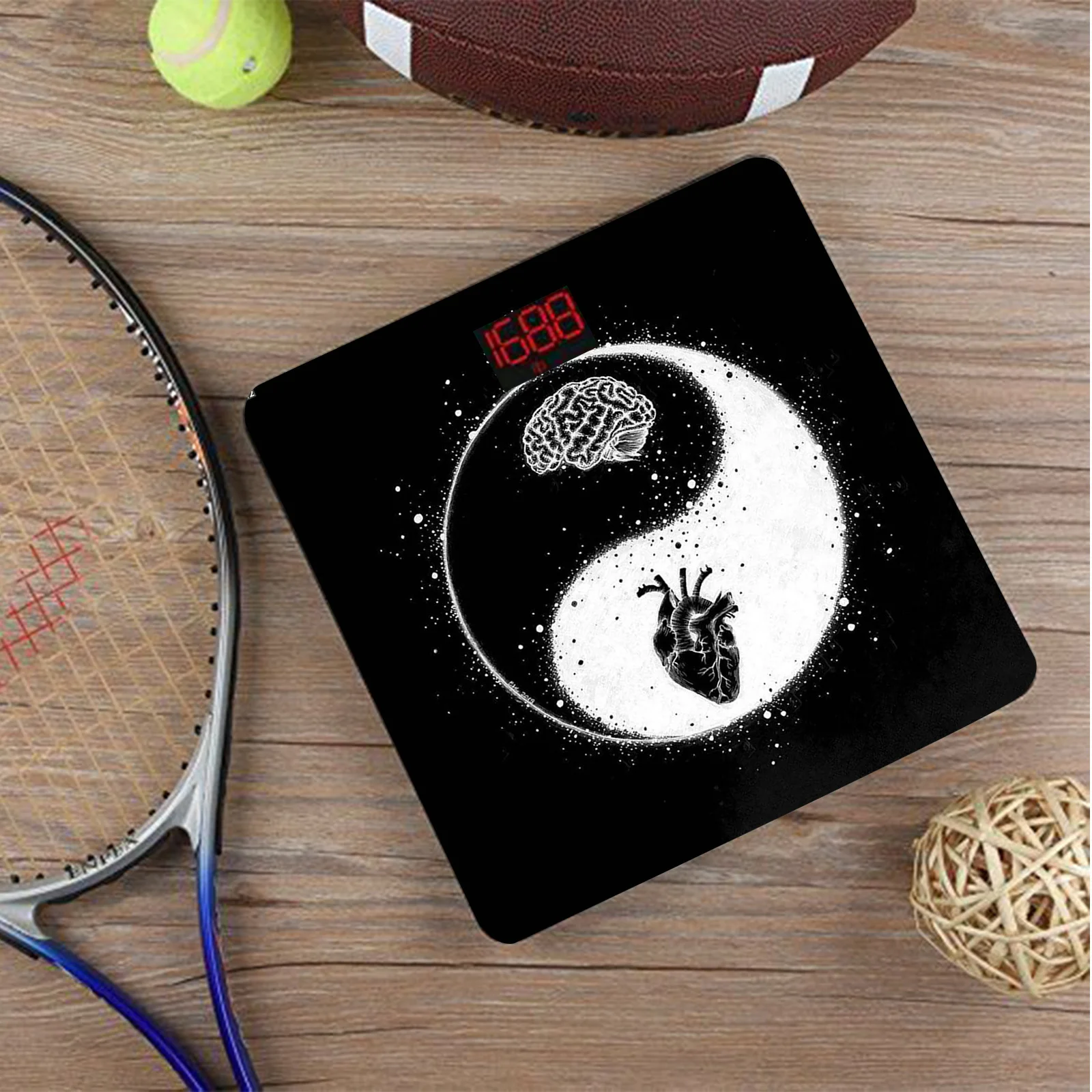 1 Creative Brain Heart Taiji Scale Sticker, Fashion Scale Sticker, Scale Decoration Sticker, Suitable for Scale/Portable Scale
1 Creative Brain Heart Taiji Scale Sticker, Fashion Scale Sticker, Scale Decoration Sticker, Suitable for Scale/Portable Scale
