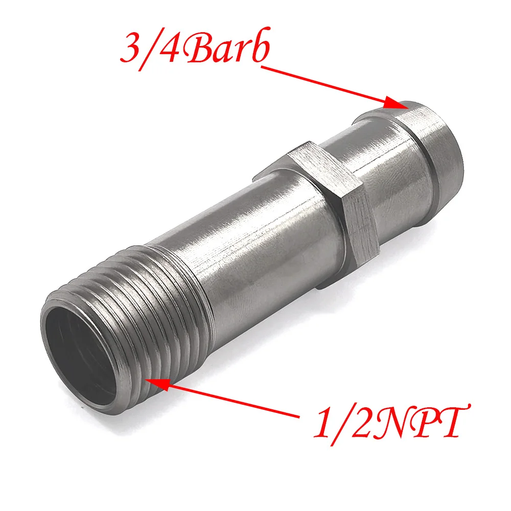 1/2" NPT to 3/4" Barb Hose Fitting for Heater Hoses – Extended Outdoor Service Life
1/2" NPT to 3/4" Barb Hose Fitting for Heater Hoses – Extended Outdoor Service Life
