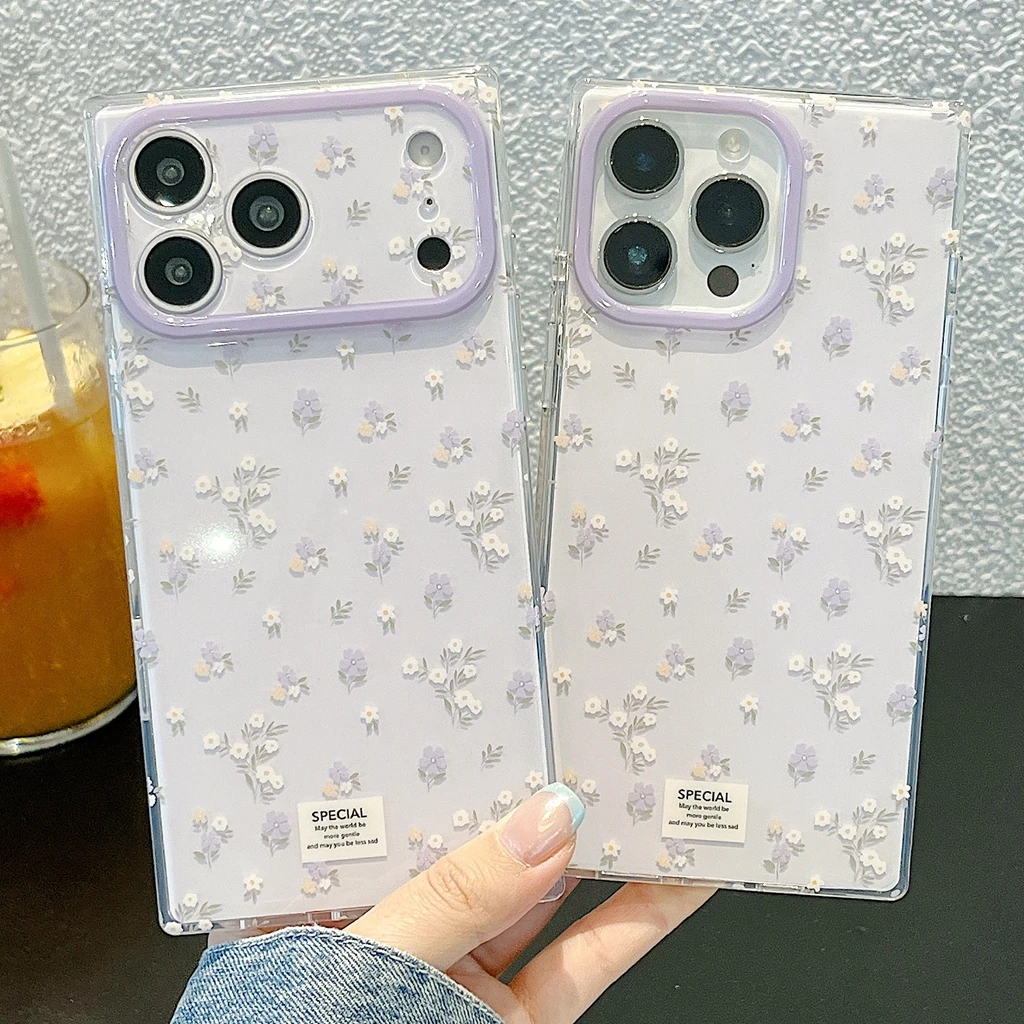 Romantic Aesthetic Lovely Purple Flowers Rectangle Shockproof Protective Phone Cover Case for iPhone 17 16 15 Pro Max
Romantic Aesthetic Lovely Purple Flowers Rectangle Shockproof Protective Phone Cover Case for iPhone 17 16 15 Pro Max