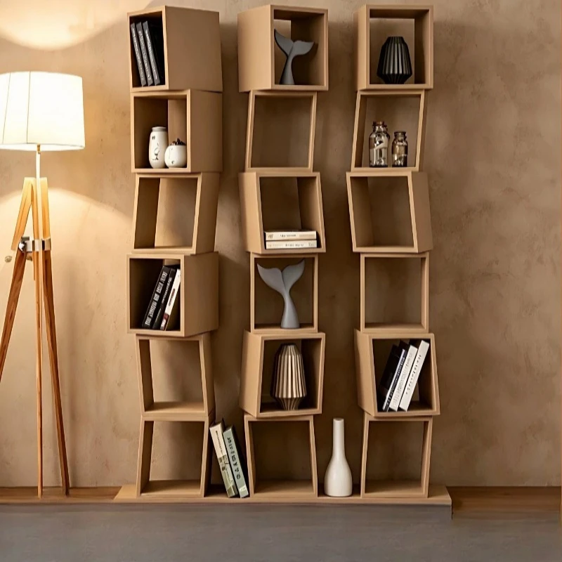 Painted bookshelf Floor-to-ceiling rotating bookcase Modern minimalist shelf
Painted bookshelf Floor-to-ceiling rotating bookcase Modern minimalist shelf