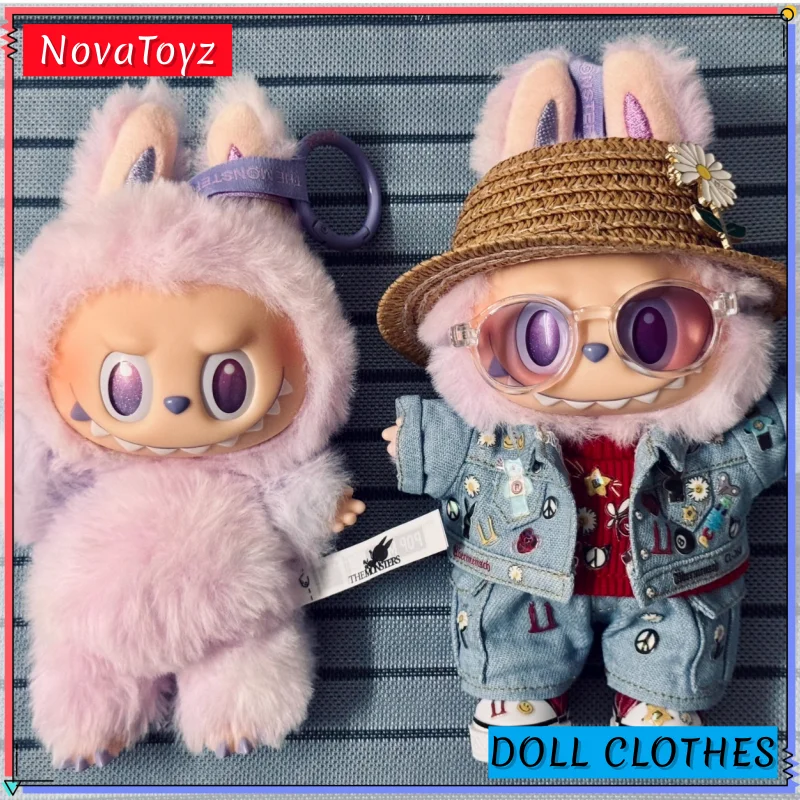 Для Labubu, детская одежда, 17 см, ткань Labubu, пеленальная одежда для детской одежды, рубашка с капюшоном, игрушка, наряд на Хэллоуин 
Для Labubu, детская одежда, 17 см, ткань Labubu, пеленальная одежда для детской одежды, рубашка с капюшоном, игрушка, наряд на Хэллоуин