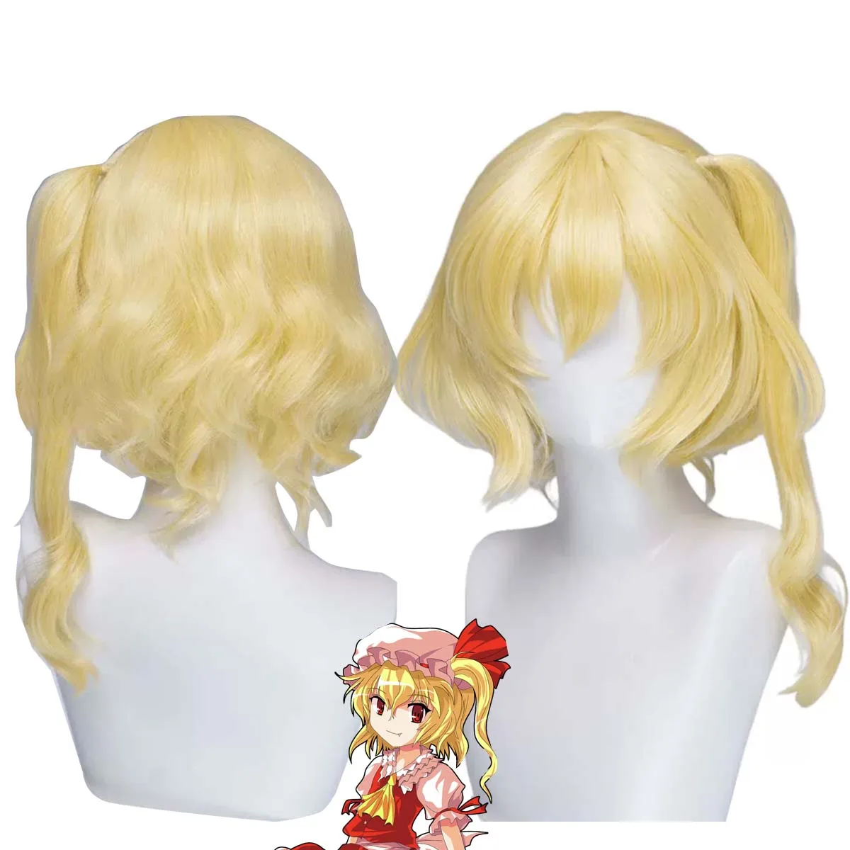 Women Anime TouHou Project Cosplay Remilia Scarlet Blue Wig Flandre Scarlet Blonde Wig
Women Anime TouHou Project Cosplay Remilia Scarlet Blue Wig Flandre Scarlet Blonde Wig