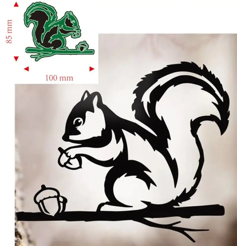 Squirrel metal cutting dies mold Scrapbooking decoration paper craft knife mould blade punch template Embossing stencils 1PCS
Squirrel metal cutting dies mold Scrapbooking decoration paper craft knife mould blade punch template Embossing stencils 1PCS