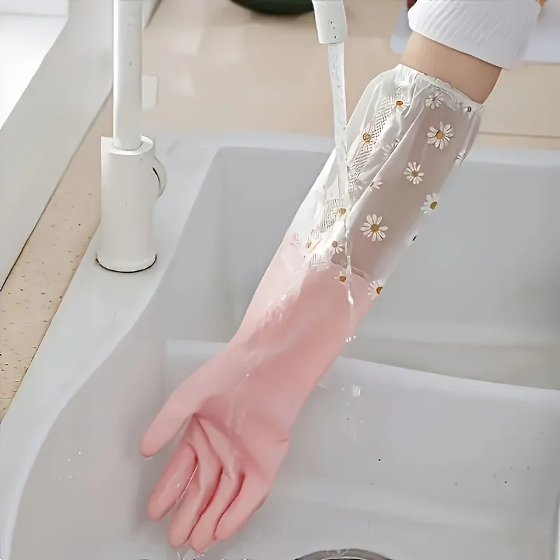 2/3 pairs durable waterproof PVC cleaning gloves, non-slip dishwashing gloves, multi-functional practical gloves for kitchens,
2/3 pairs durable waterproof PVC cleaning gloves, non-slip dishwashing gloves, multi-functional practical gloves for kitchens,