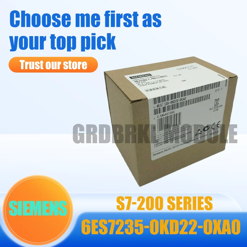 Brand New Original SIEMENS 6ES7235-0KD22-0XA0 6ES7235-0KD22-0XA8 S7-200 EM235 Analog I/O Module
Brand New Original SIEMENS 6ES7235-0KD22-0XA0 6ES7235-0KD22-0XA8 S7-200 EM235 Analog I/O Module