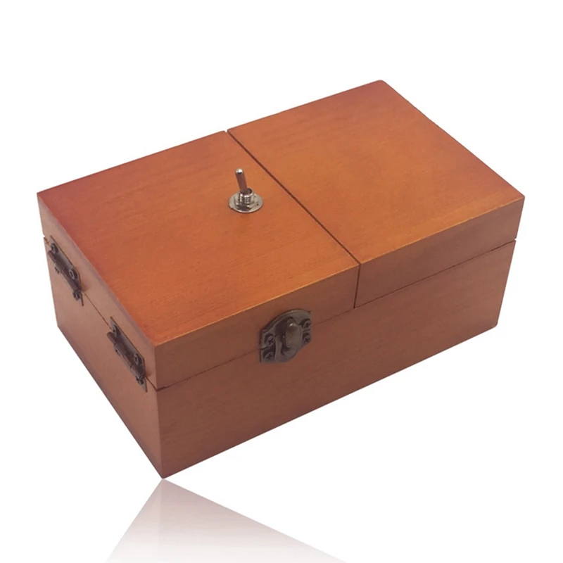 L67A B Useless Box with Surprises Wooden Useless Box Fully Assembled Toy for Adults and Children Dark Wood Color
L67A B Useless Box with Surprises Wooden Useless Box Fully Assembled Toy for Adults and Children Dark Wood Color