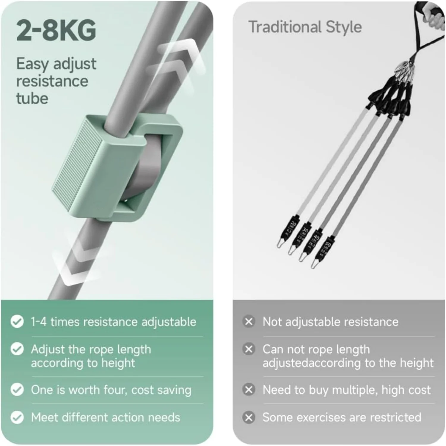 High-Quality Durable Resistance Training Bands with Comfortable Handles for Men and Women - Versatile and Effective Resistance B
High-Quality Durable Resistance Training Bands with Comfortable Handles for Men and Women - Versatile and Effective Resistance B