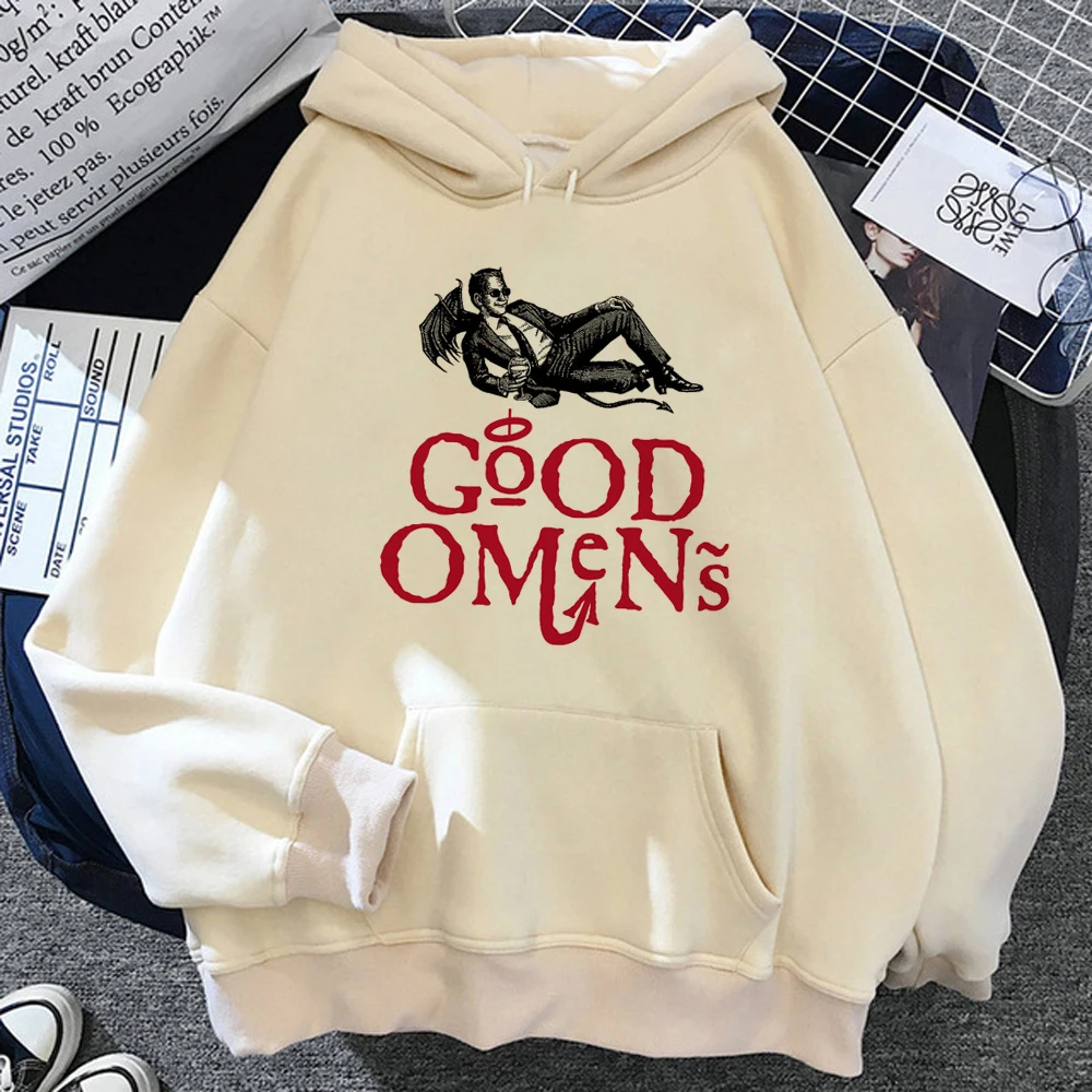 Good Omens hoodies women anime Kawaii y2k aesthetic anime clothes female anime sweatshirts
Good Omens hoodies women anime Kawaii y2k aesthetic anime clothes female anime sweatshirts