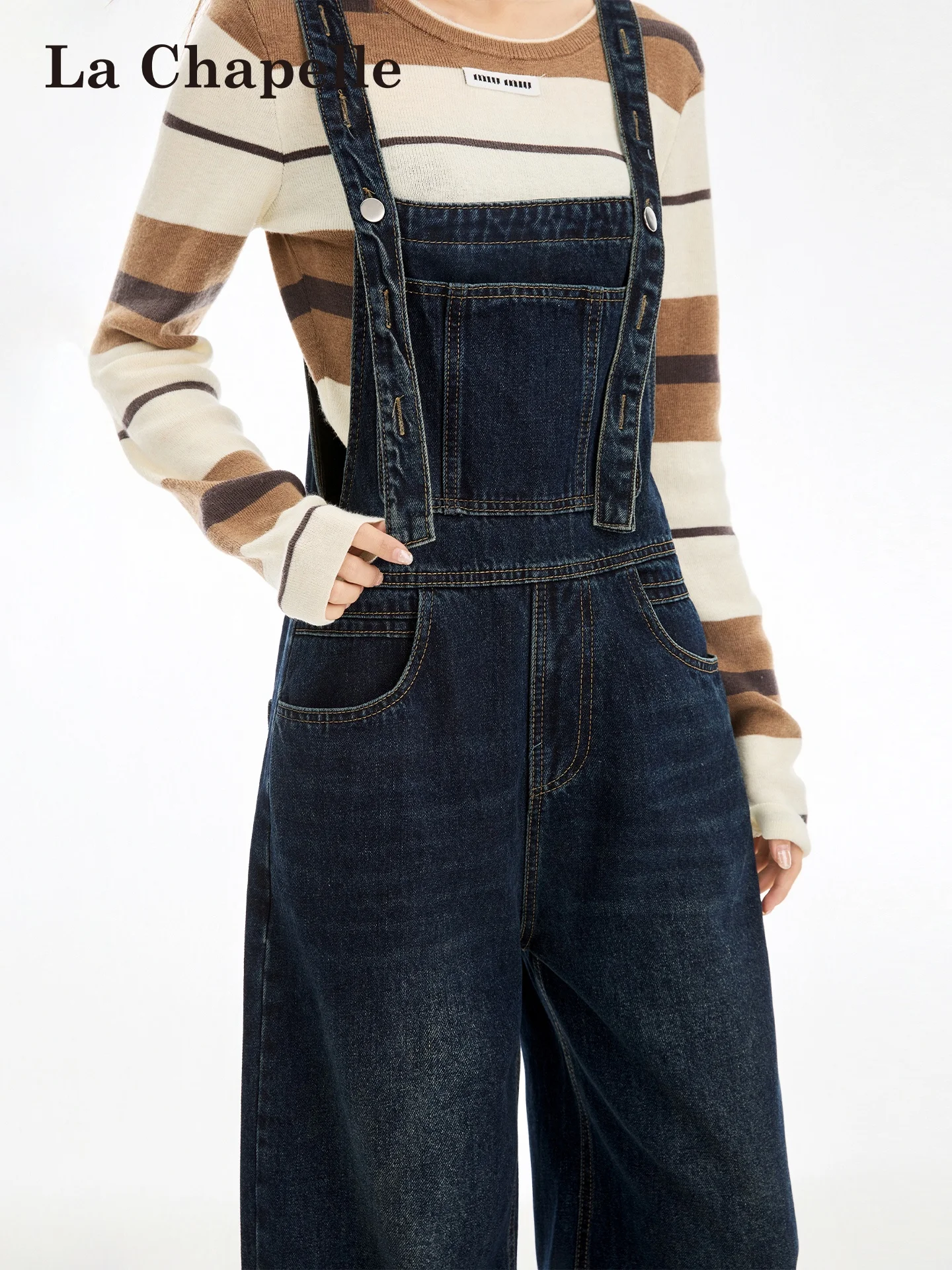 American Retro Denim Overalls Women's Spring Summer Autumn Loose Wide Leg Slimming One-Piece Jeans by La Chapelle
American Retro Denim Overalls Women's Spring Summer Autumn Loose Wide Leg Slimming One-Piece Jeans by La Chapelle