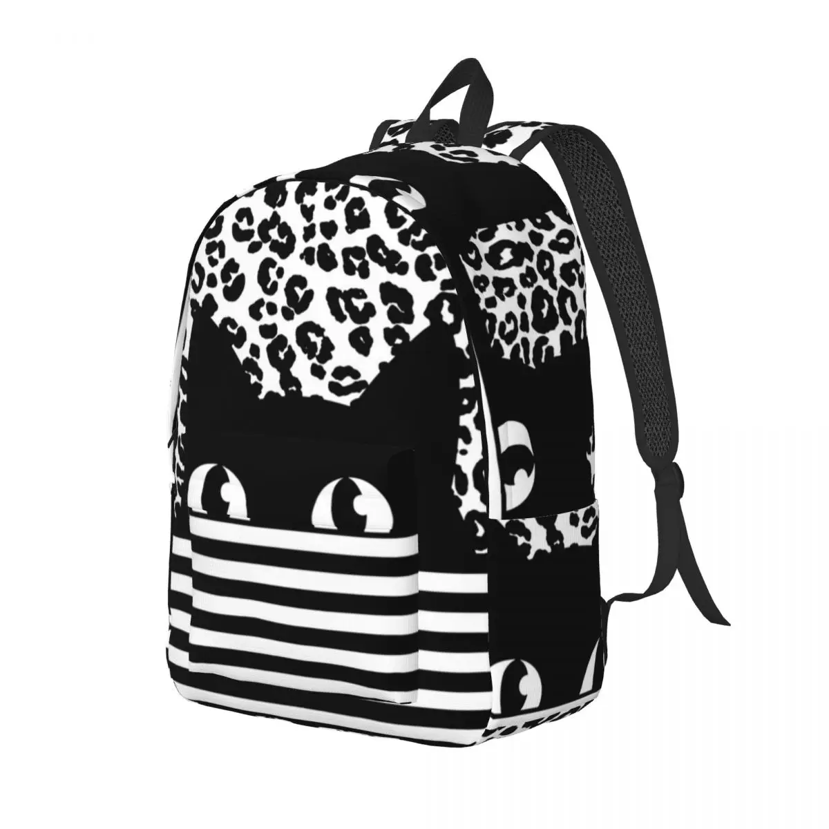 Funny Black Cat Strips Backpack Daypack Large Capacity Kids BookBag School Bag Shoulder Bags for Boys Girls
Funny Black Cat Strips Backpack Daypack Large Capacity Kids BookBag School Bag Shoulder Bags for Boys Girls