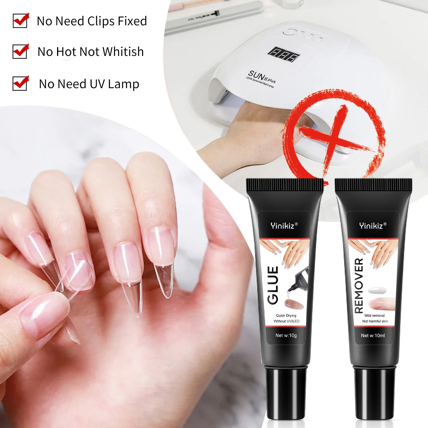 10ml Solid Nail Tips Gel Easy No Sticky Gummy Adhesive Bond UV Glue For Manicure Tips Strong Adehesion Gel Nails Extension Gel
10ml Solid Nail Tips Gel Easy No Sticky Gummy Adhesive Bond UV Glue For Manicure Tips Strong Adehesion Gel Nails Extension Gel