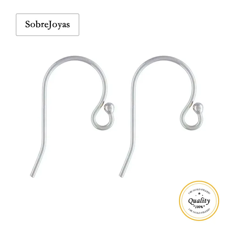 Ball End Ear Wire 925 Sterling Silver End Ear Wire 12x20MM Silver Ear Wire for Jewelry Making DIY Earrings Accessories
Ball End Ear Wire 925 Sterling Silver End Ear Wire 12x20MM Silver Ear Wire for Jewelry Making DIY Earrings Accessories