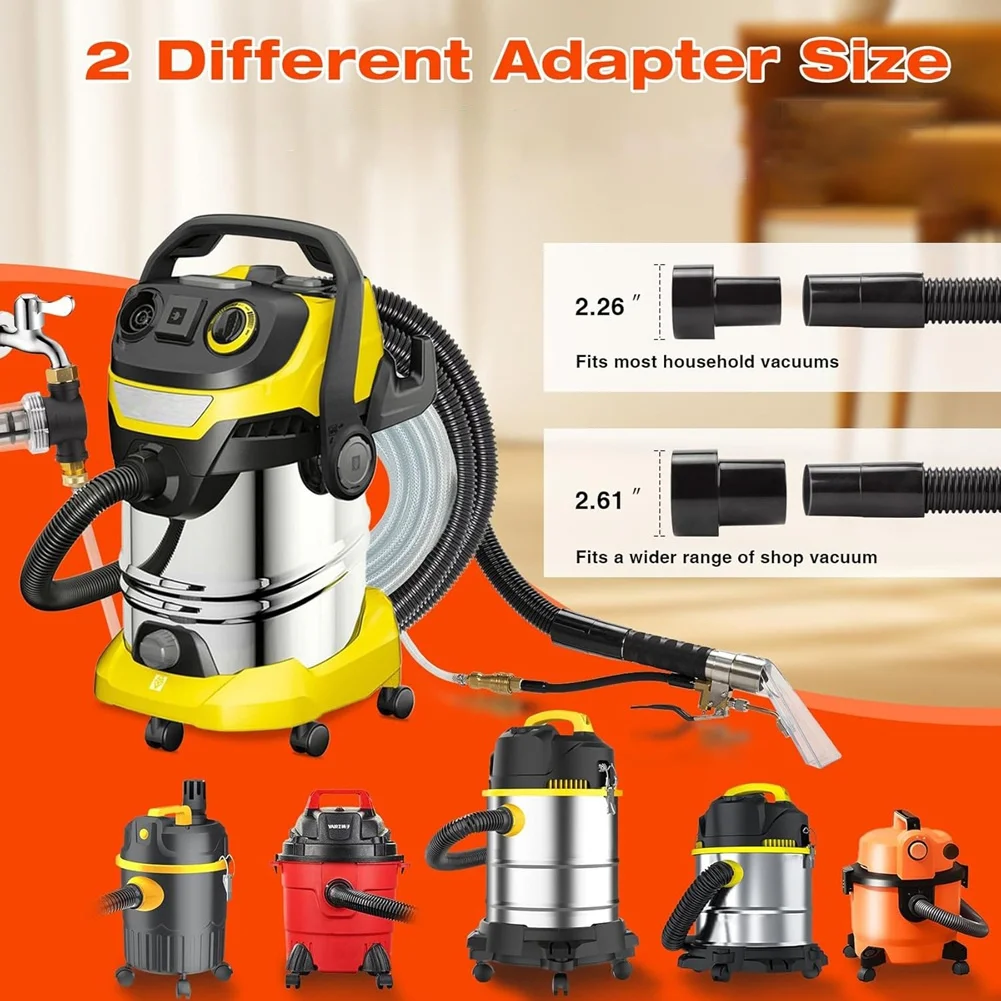 (ABUB) Extractor Kit for Shop Vac,for Carpet&Upholstery Cleaning, Transforms Vacuum Machine Into A Professional-Grade Extractor
(ABUB) Extractor Kit for Shop Vac,for Carpet&Upholstery Cleaning, Transforms Vacuum Machine Into A Professional-Grade Extractor