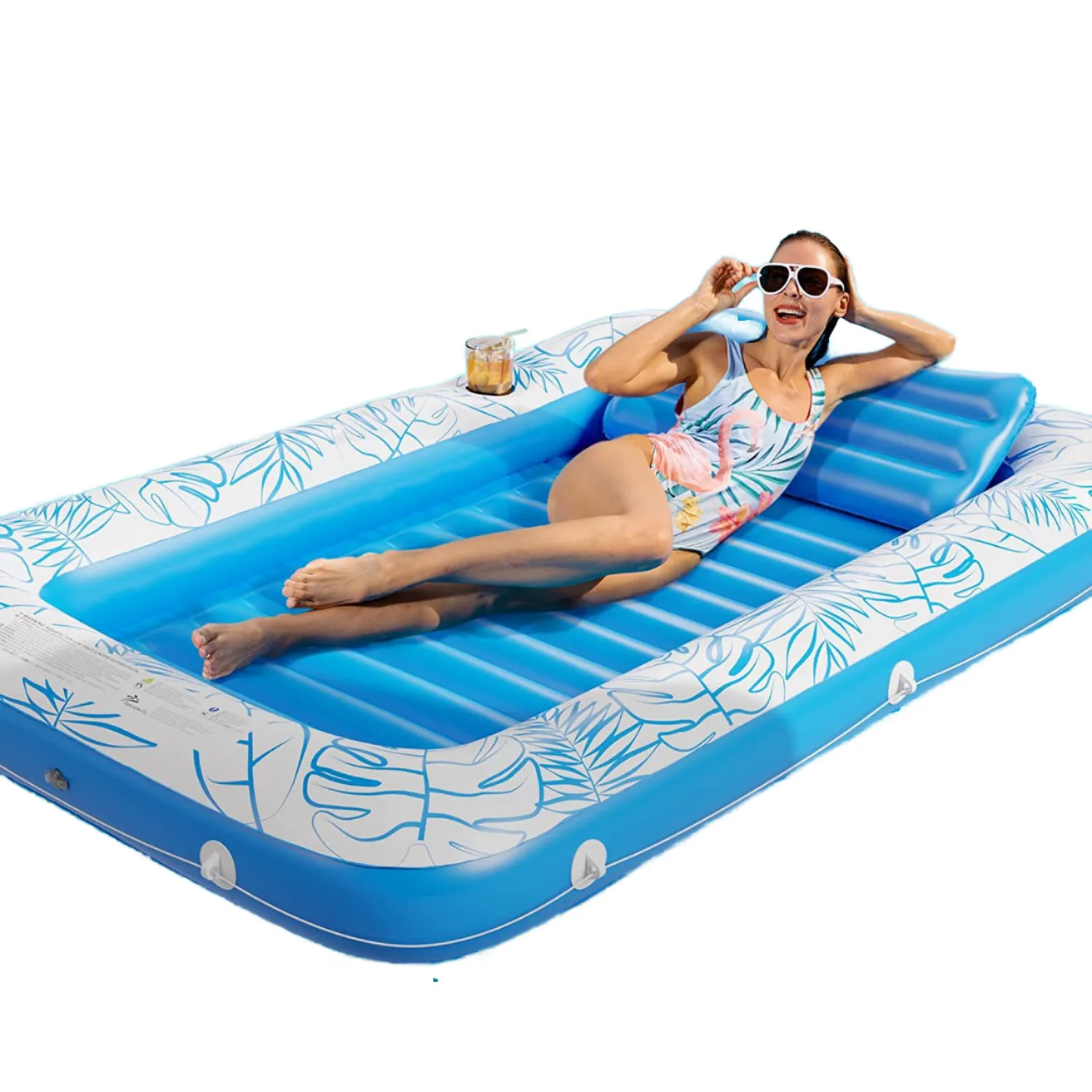 Heavy-Duty PVC Inflatable Drink Pool Bar Lounge Water Play Equipment Floating Bed Water Amusement Facilities Outdoor
Heavy-Duty PVC Inflatable Drink Pool Bar Lounge Water Play Equipment Floating Bed Water Amusement Facilities Outdoor