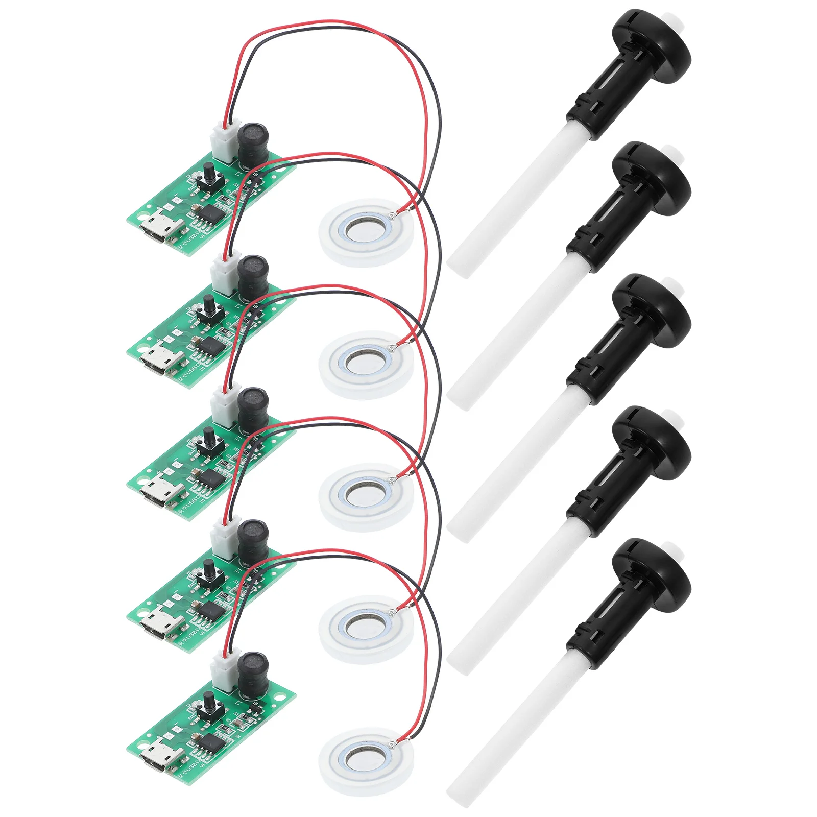 5 Sets Mini Humidifier Circuit Motherboard Portable USB Atomization Spray Module PCB DIY Project Kit Device Component
5 Sets Mini Humidifier Circuit Motherboard Portable USB Atomization Spray Module PCB DIY Project Kit Device Component
